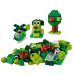LEGO Classic kreatívne kocky zelené 